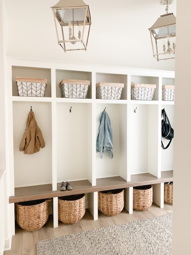 organized mudroom