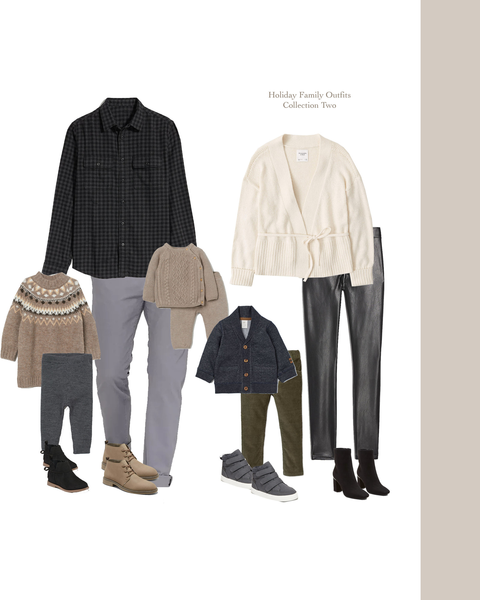 Winter family outlet picture outfits