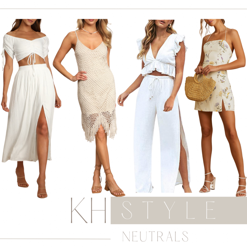 neutral vacation outfits