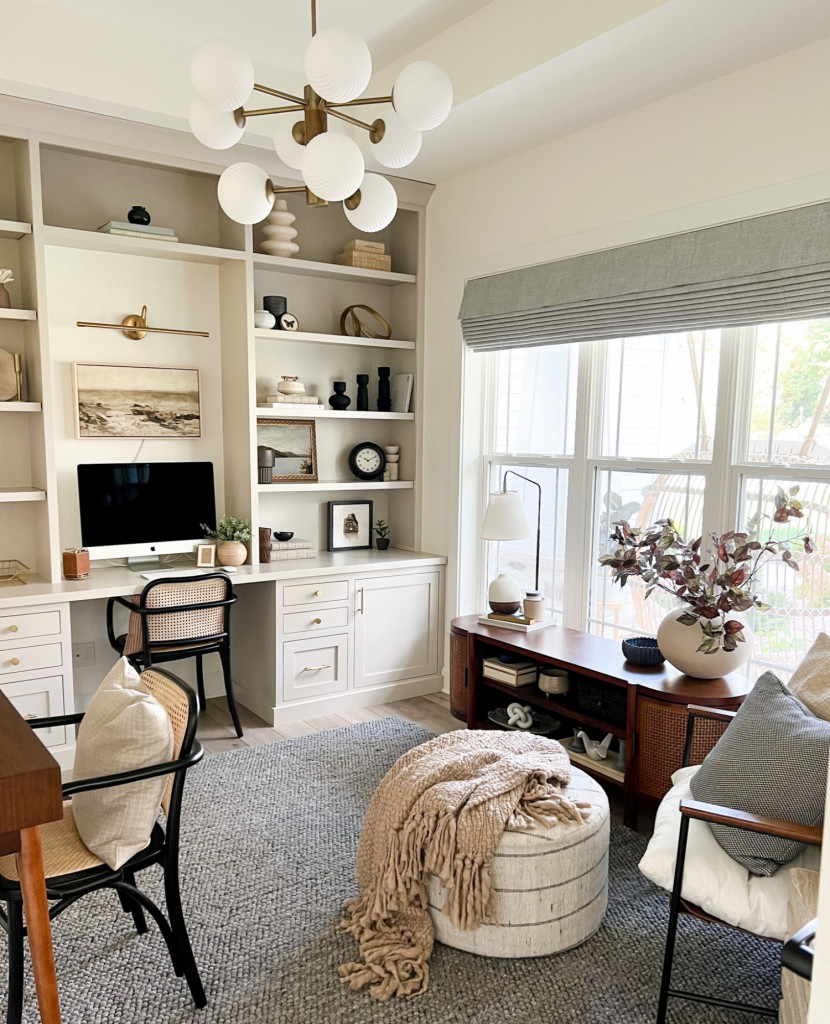 Kayla Haven— Home Office with Ottoman