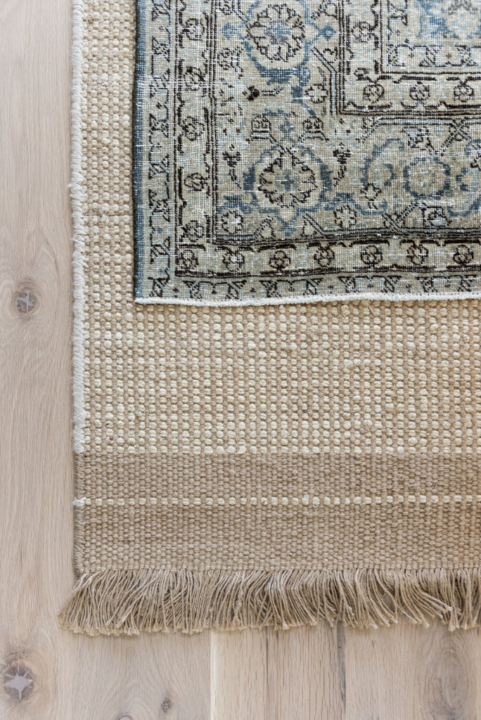 Layering Rugs Using A Rug Pad - Dream Green DIY