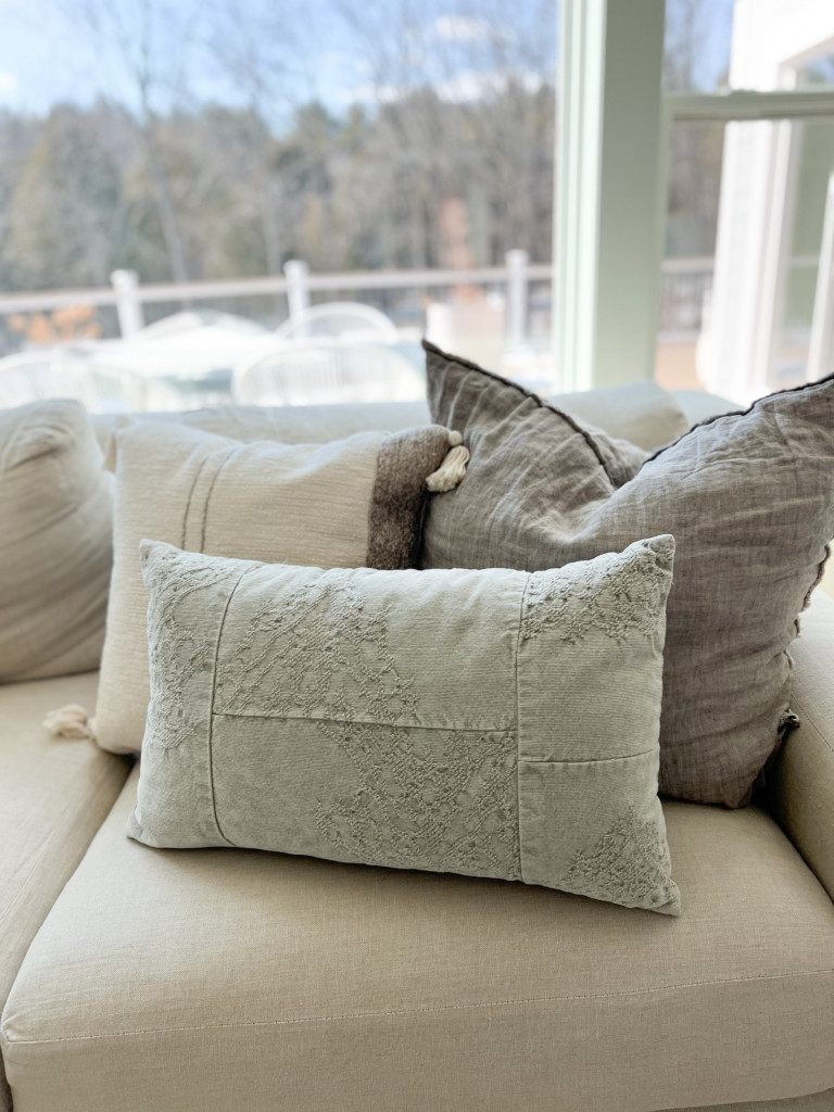 Target gray throw clearance pillows