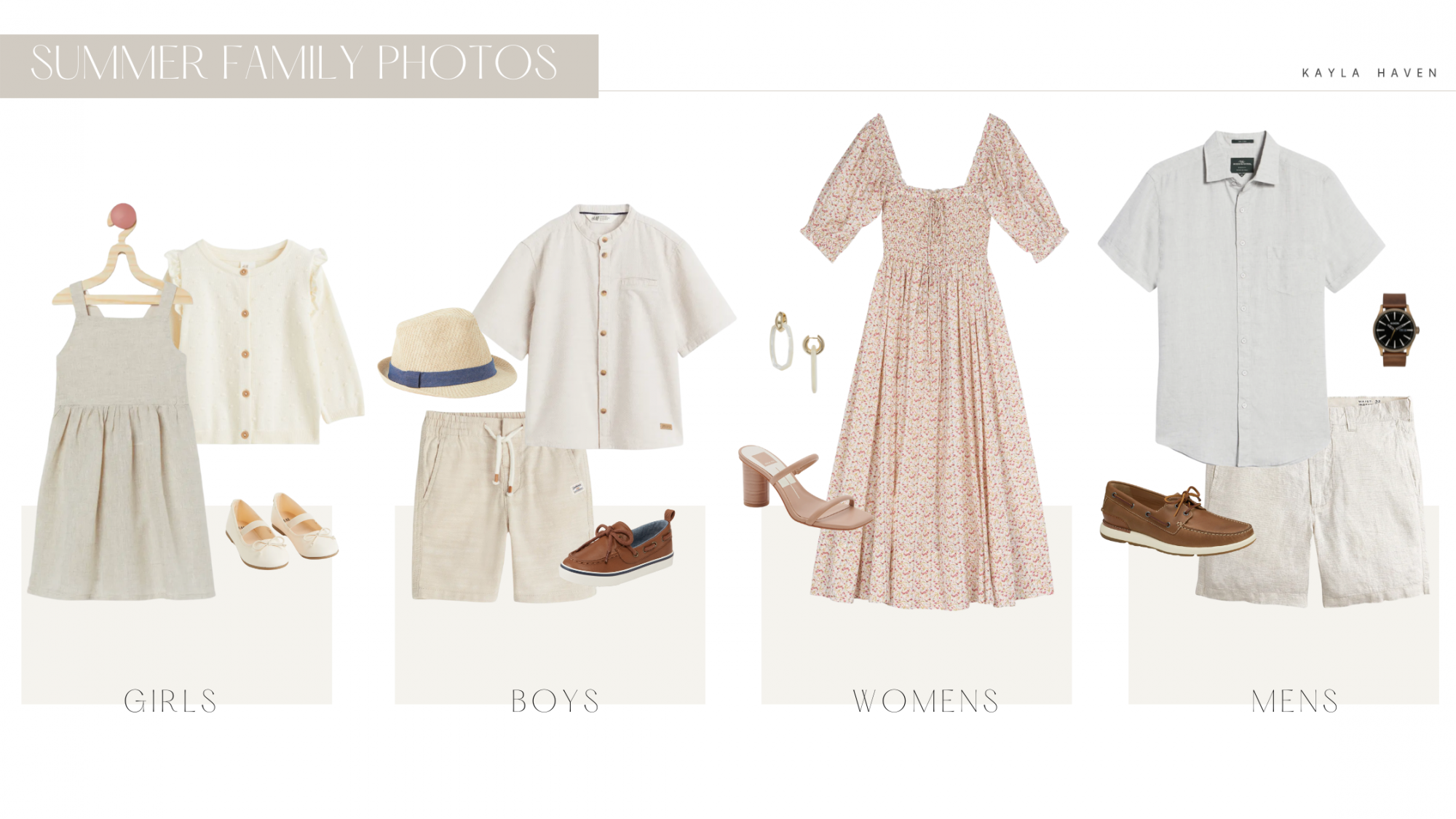 Family Photos: Your Guide to Perfect Summer Outfits - Kayla Haven