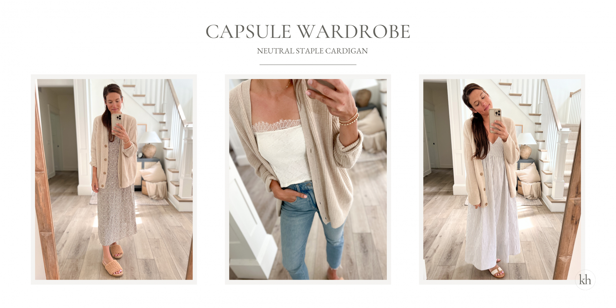 capsule wardrobe | cashmere cardigan