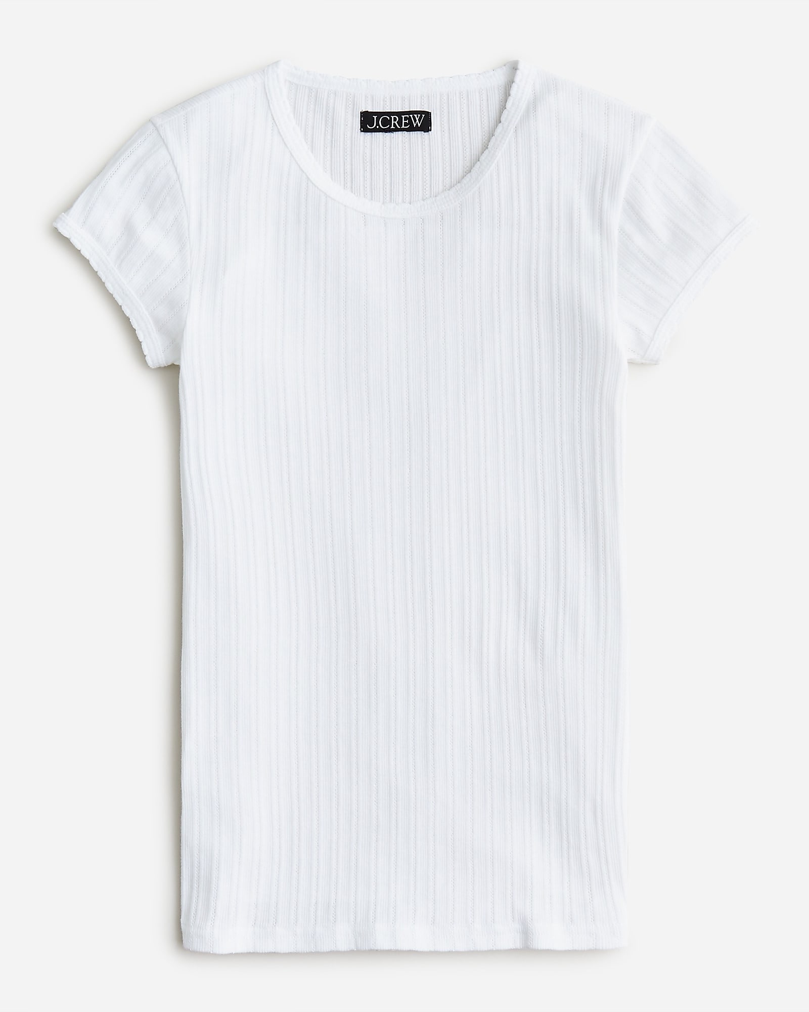 pointelle t shirt J crew loving lately